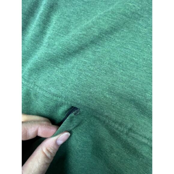 Duluth Trading Co Men’s XL Green Sawbill Sweat Hooded Vest Pullover / Sleeveless - Picture 6 of 7